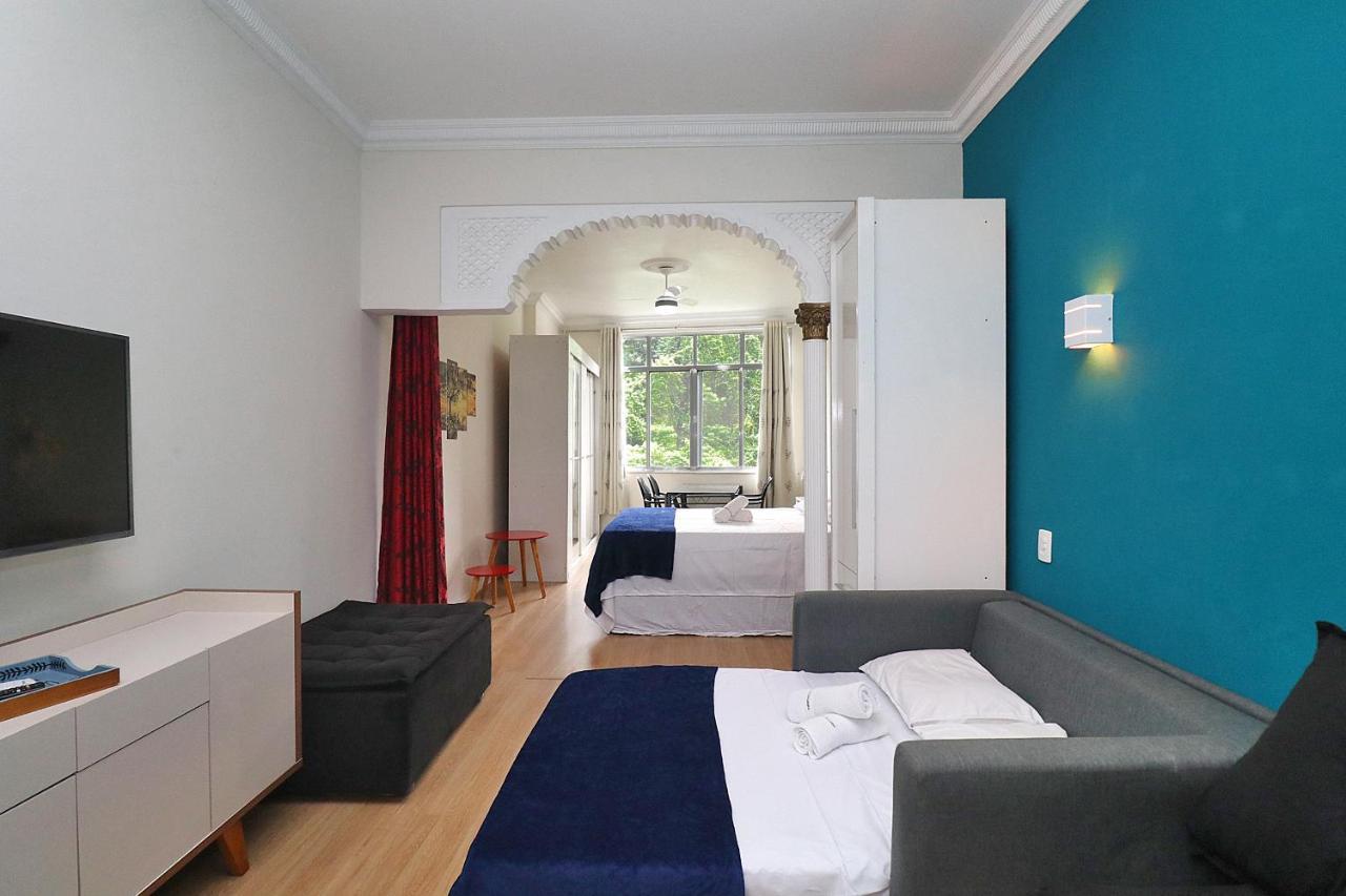 Ferienwohnung Fantastico 1 Quarto E Sala Em Copacabana Com Vista Para Natureza Rio de Janeiro Exterior foto